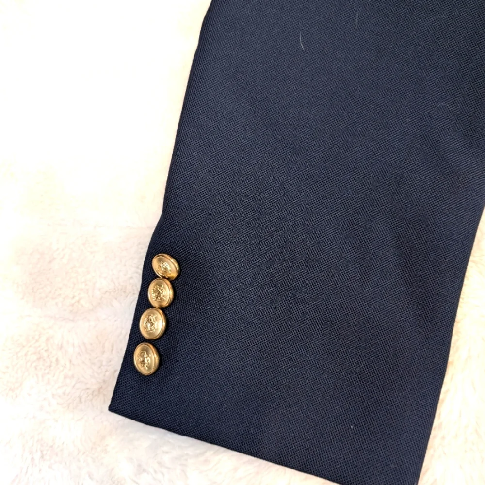 Chaps‎ Ralph Lauren Vtg. Navy Blue Blazer with Gold Buttons Single Breasted 43R